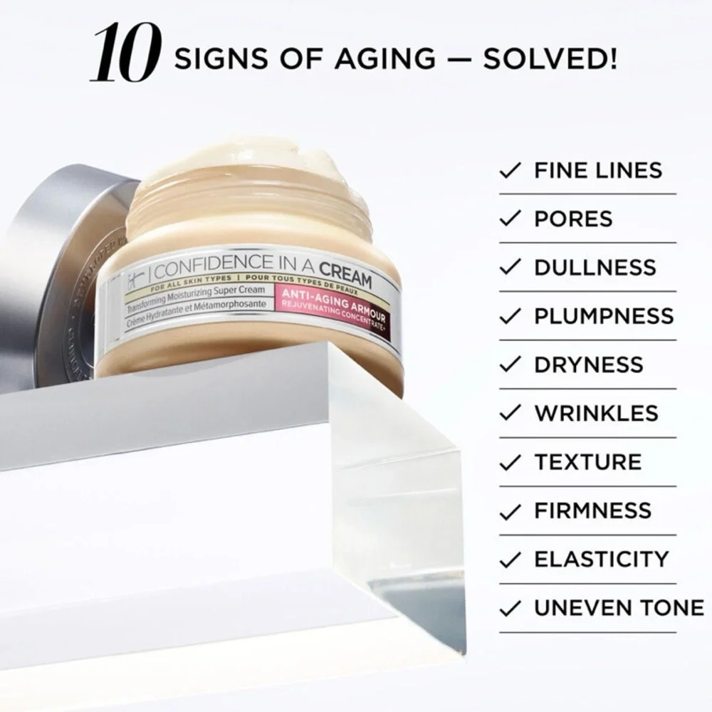 IT Cosmetics Confidence In A‎ Cream Anti-Aging Hydrating Moisturizer